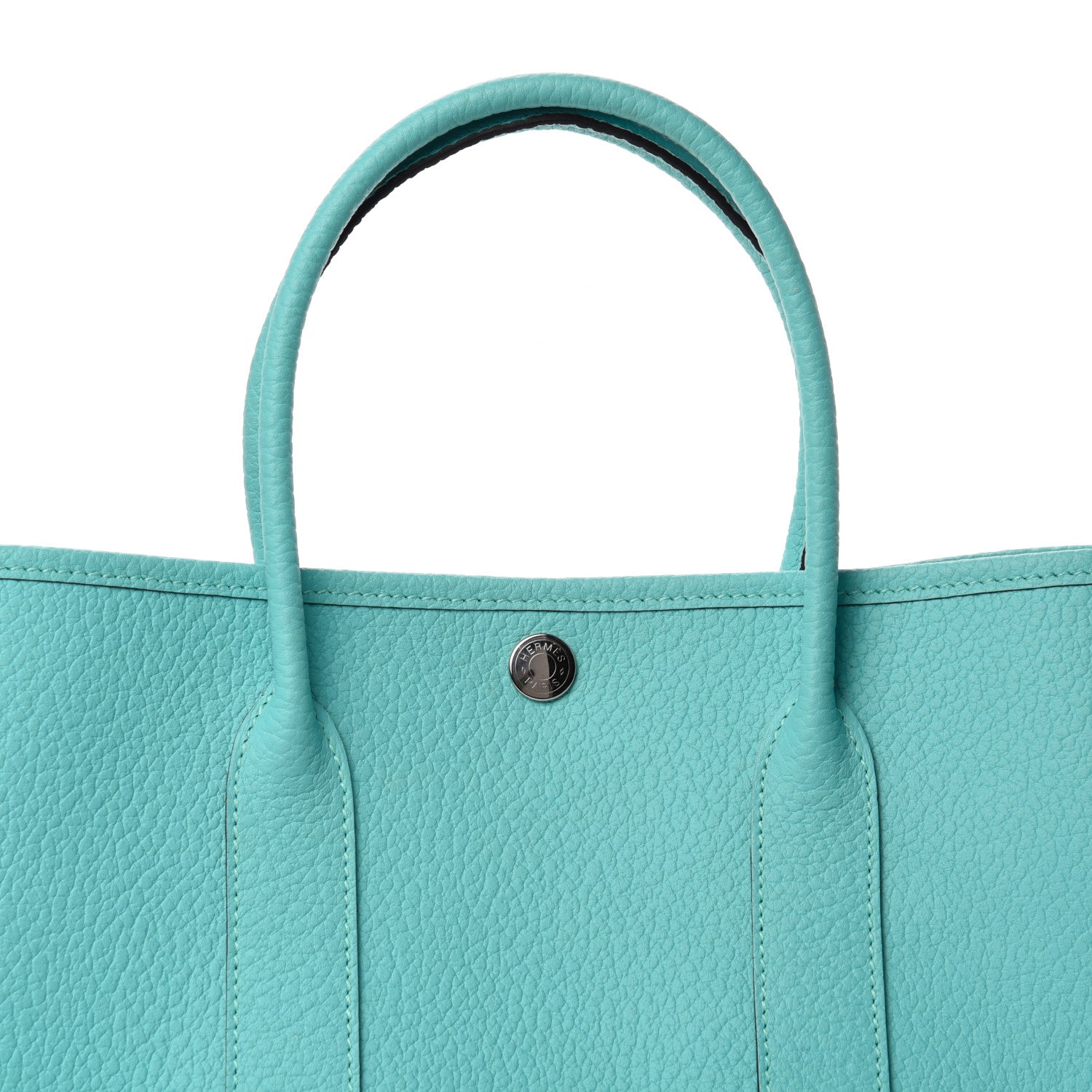 Hermes Vache Country Garden Party 30 TPM Bleu Atoll 10 of 11
