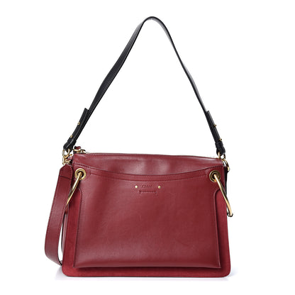 Chloe Calfskin Suede Medium Roy Bag Plum Purple 1 of 11