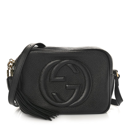 Gucci Pebbled Calfskin Small Soho Disco Bag Black 3 of 9