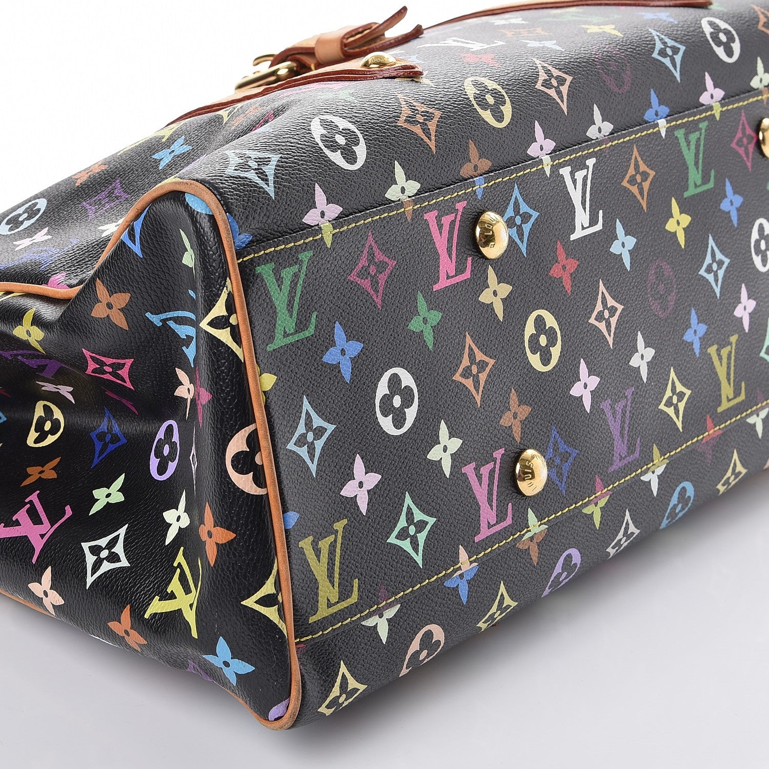 Louis Vuitton Monogram Multicolor Aurelia GM Black 16 of 17