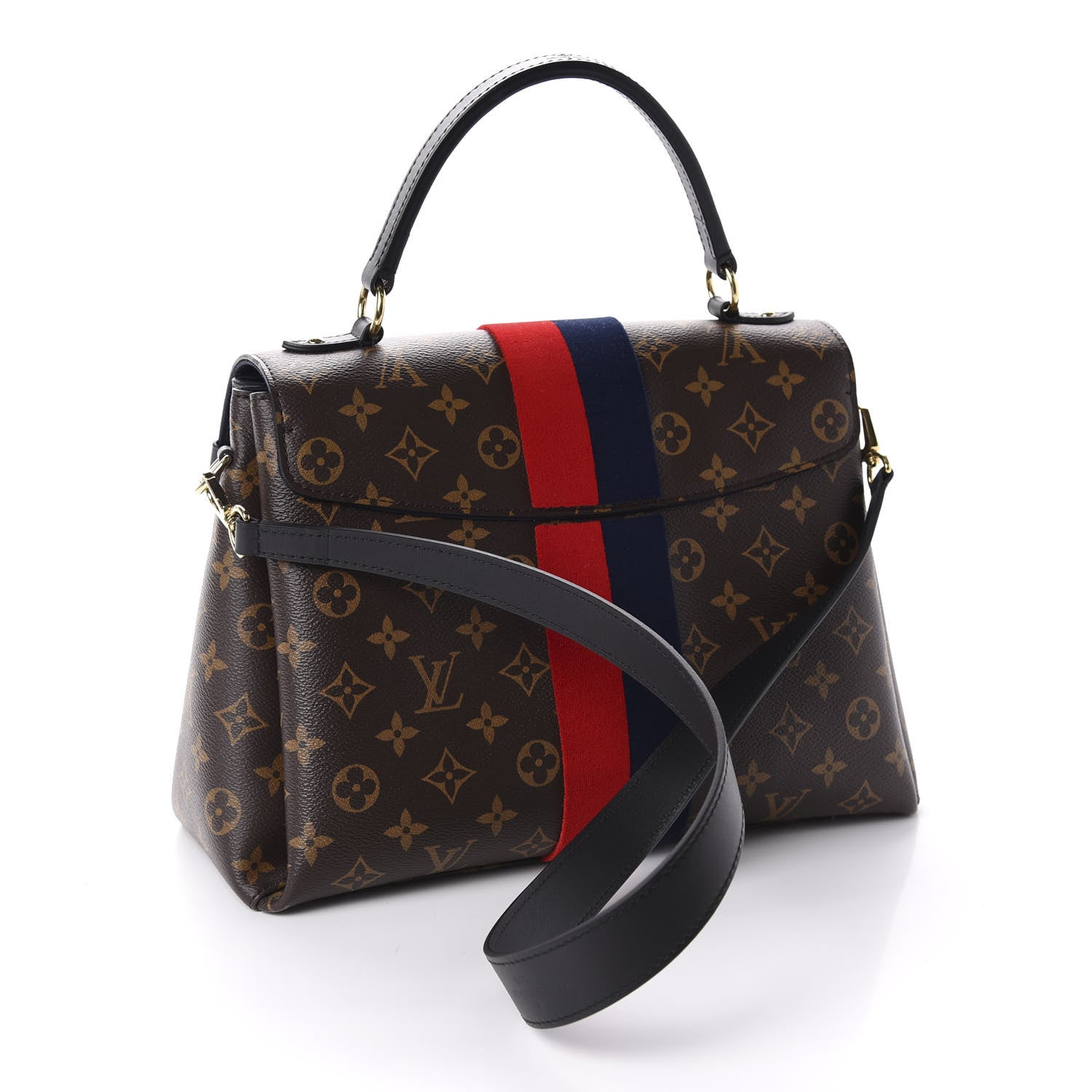 Louis Vuitton Monogram Georges MM Marine Cherry 2 of 8