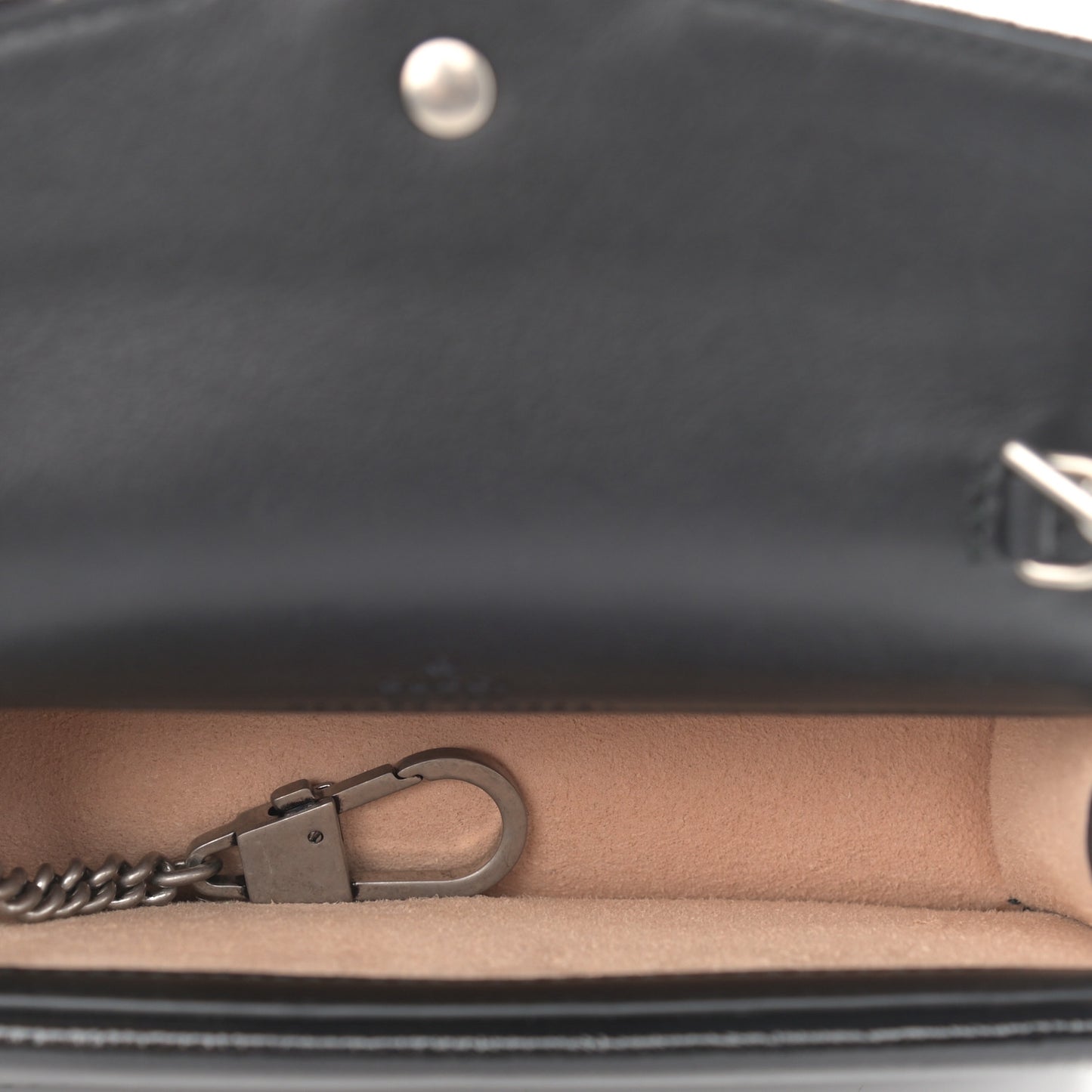 Velvet GG Monogram Super Mini Dionysus Shoulder Bag Black