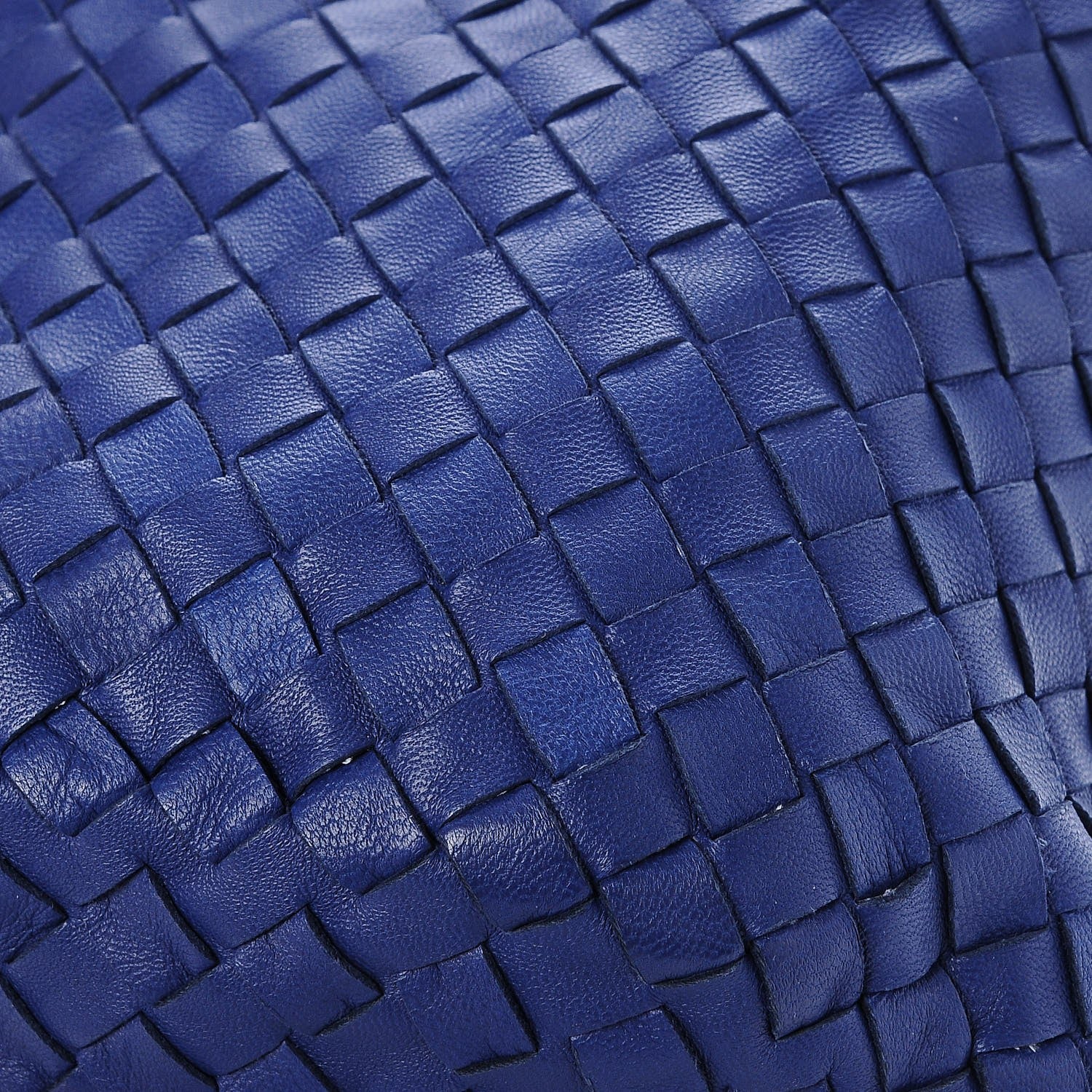 Bottega Veneta Nappa Intrecciato Bucket Bag Sapphire 8 of 8