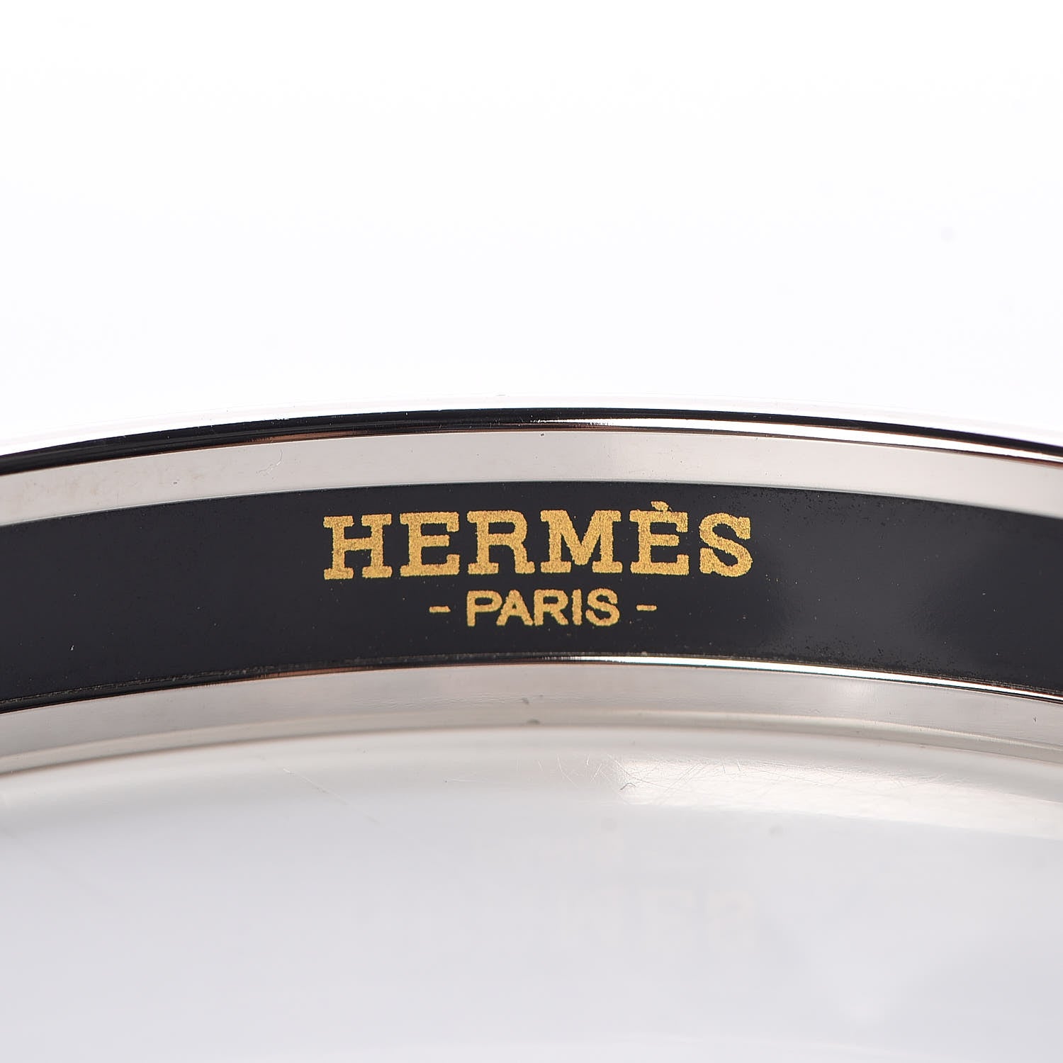 Hermes Enamel Printed Narrow Bracelet 65 4 of 6