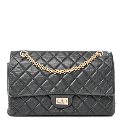 Chanel Aged Calfskin Quilted 2.55 Reissue 226 Flap Black 1 of 10