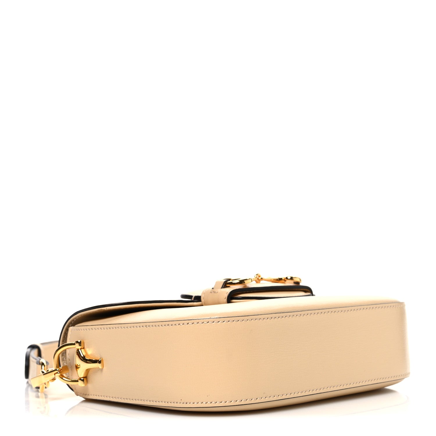 Gucci Azalea Calfskin Web Mini Horsebit 1955 Shoulder Bag Bubble Tea 4 of 10