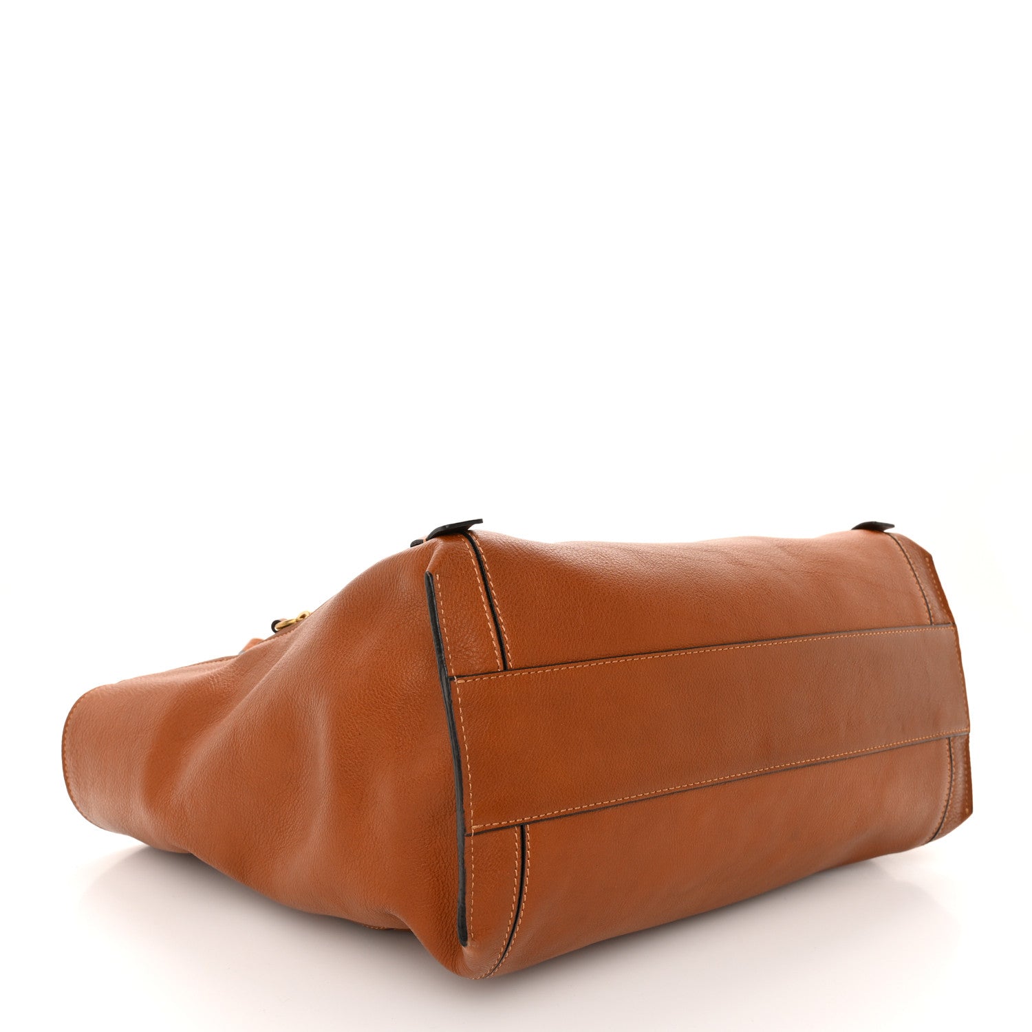 Chloe Smooth Calfskin Medium Milo Shopping Tote Caramel 4 of 10