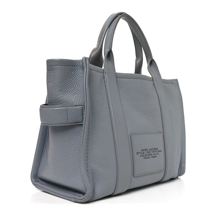 Marc Jacobs Grained Calfskin Medium The Tote Bag Grey 3 of 9
