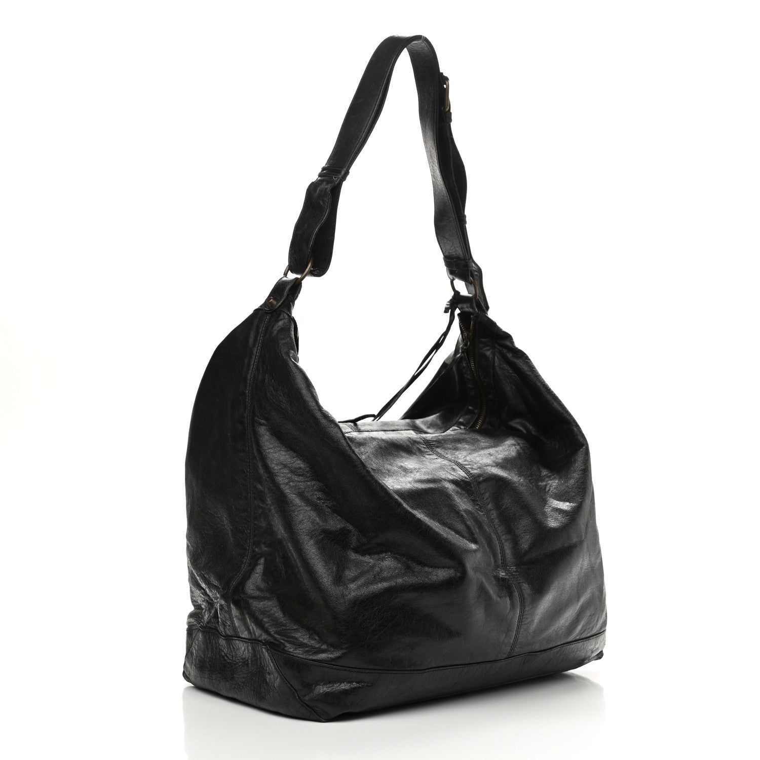 Balenciaga Agneau Classic Hardware Courier Black 3 of 14