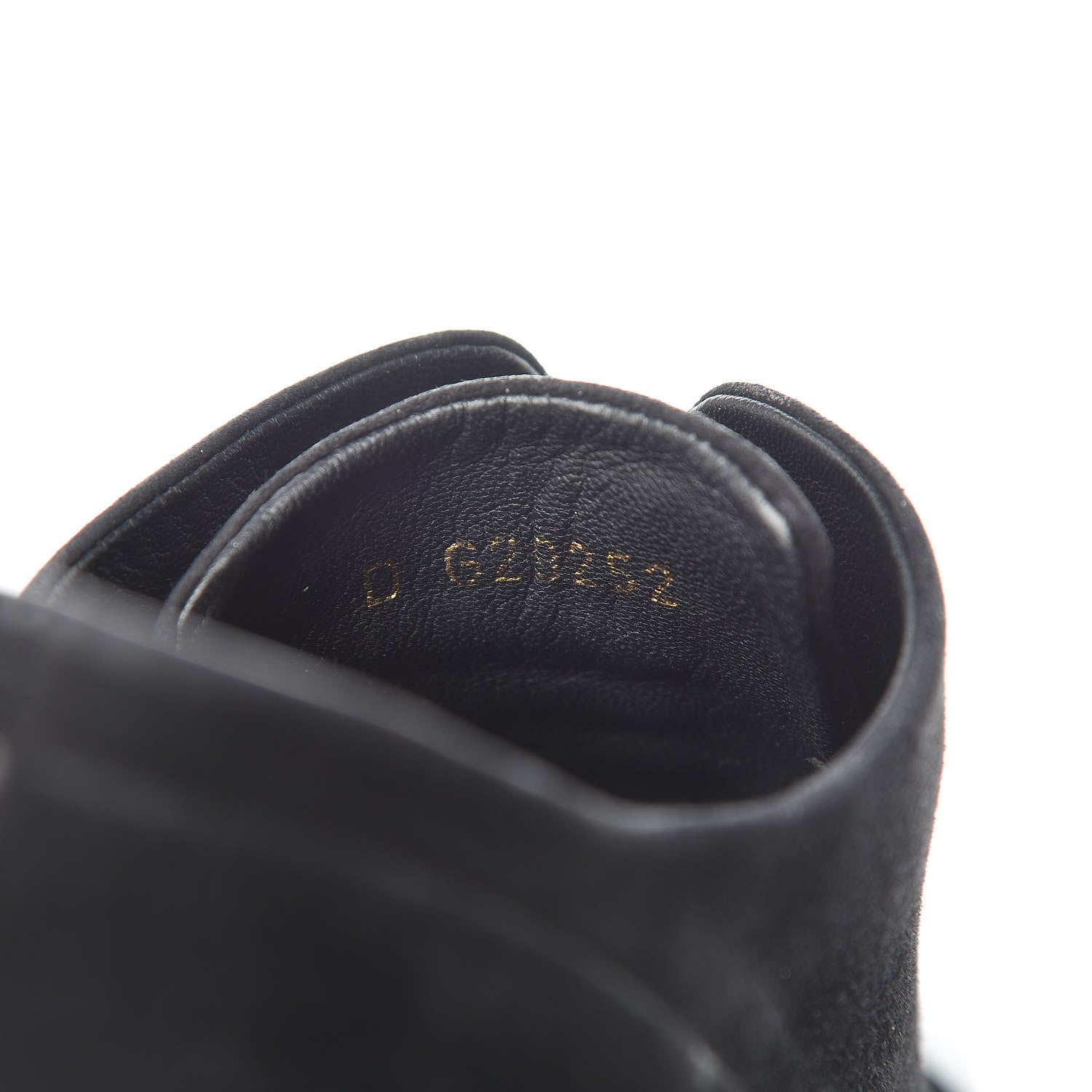 Chanel Suede Cap Toe Lace Up Booties 41 Black 10 of 16