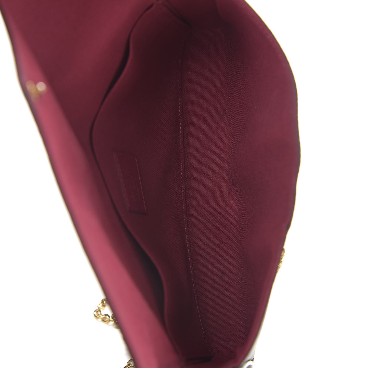 Louis Vuitton Monogram Pochette Felicie Chain Wallet Fuchsia 3 of 9