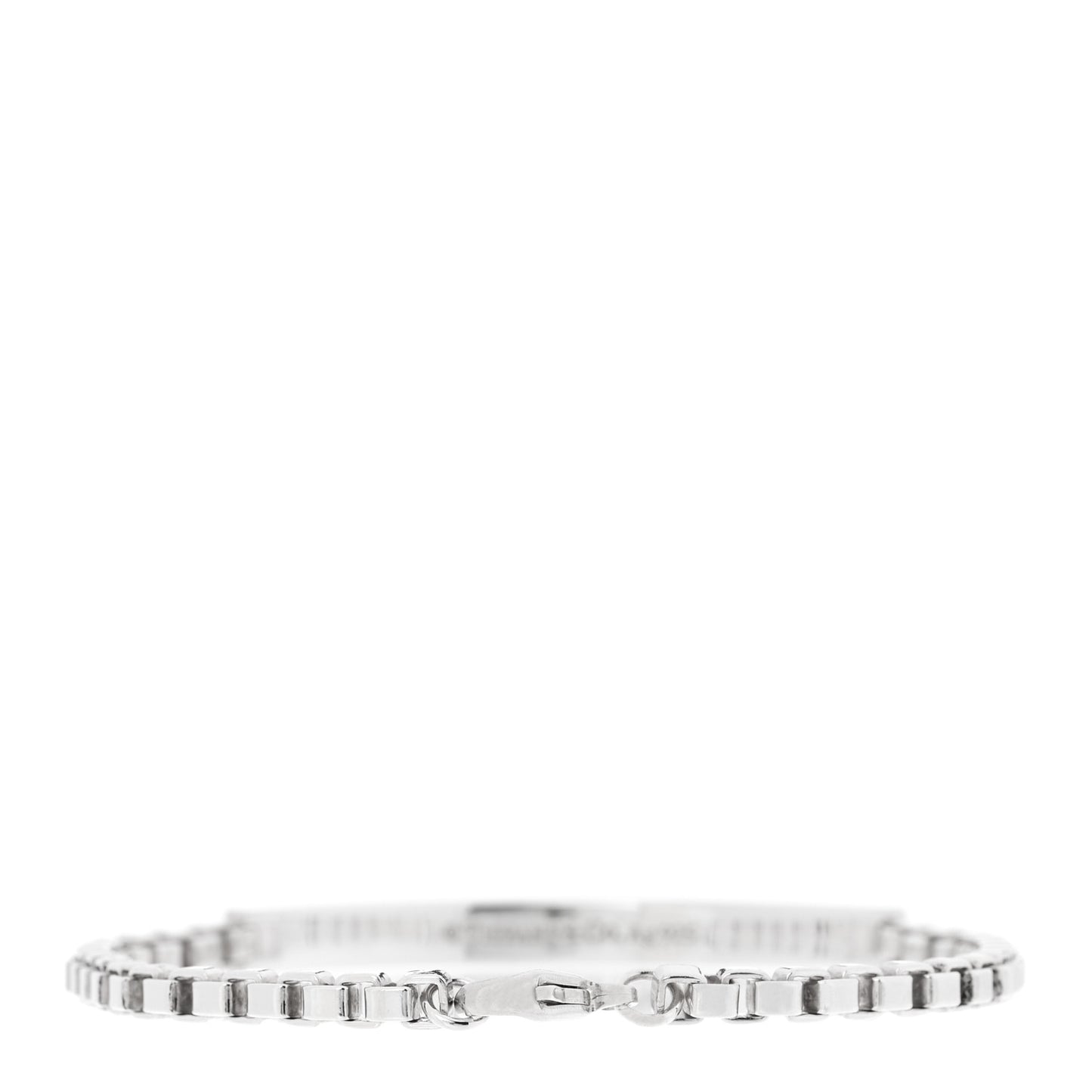 Sterling Silver Venetian Link ID Bracelet