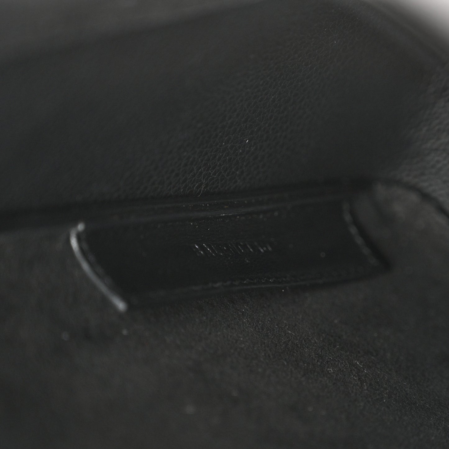 Calfskin Logo XS Tool 2.0 North-South Tote Black