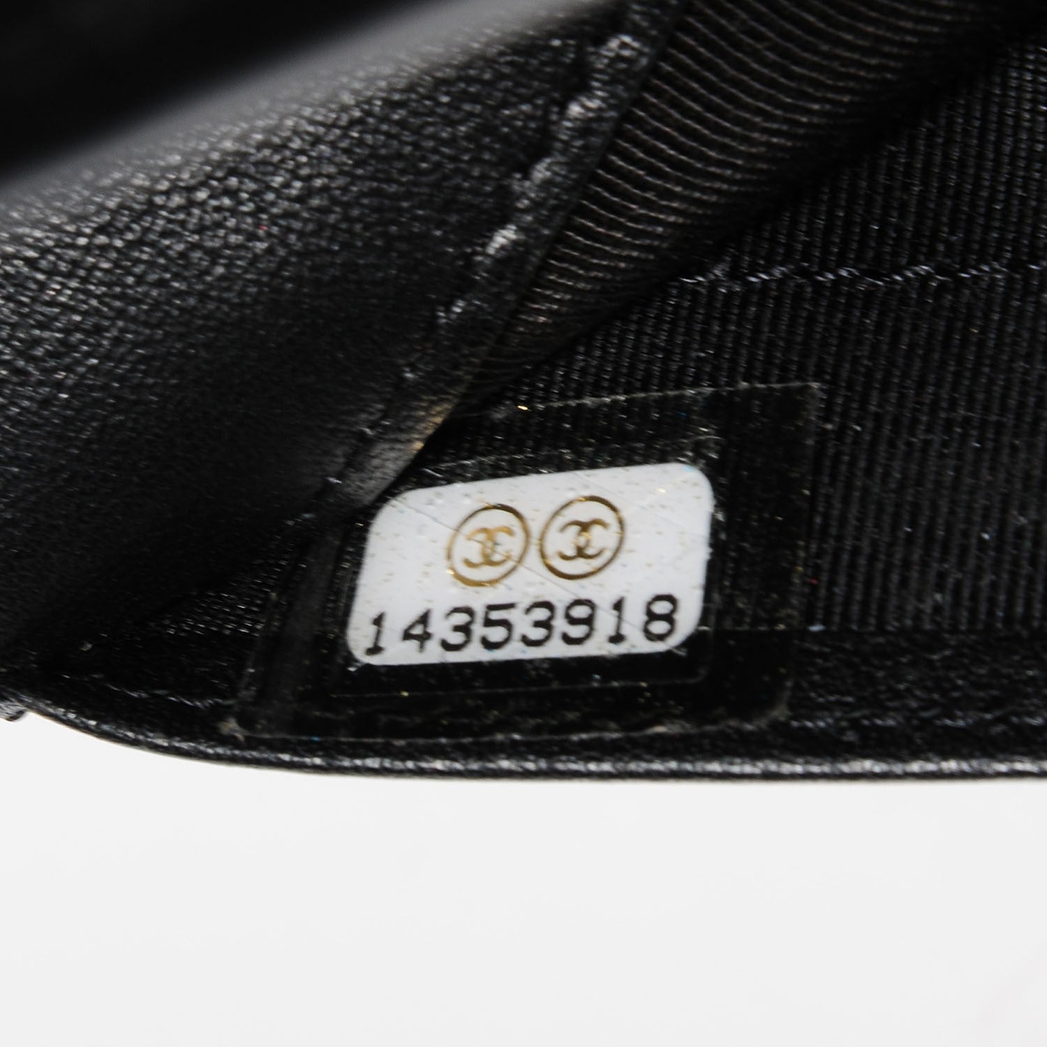 Chanel Patent Quilted Zip Pocket Wallet Black 5 of 8
