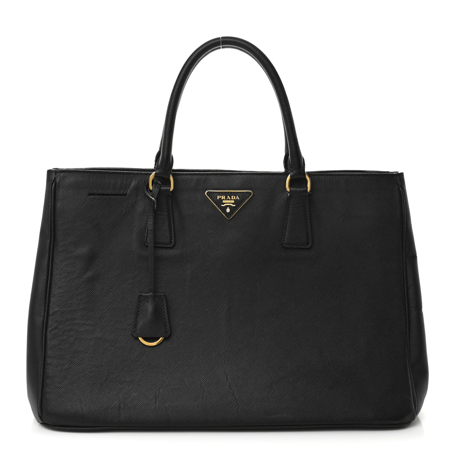Prada Saffiano Lux Large Tote Black 1 of 17