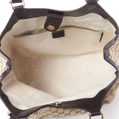 Gucci Monogram Medium Sukey Tote Dark Brown 4 of 10