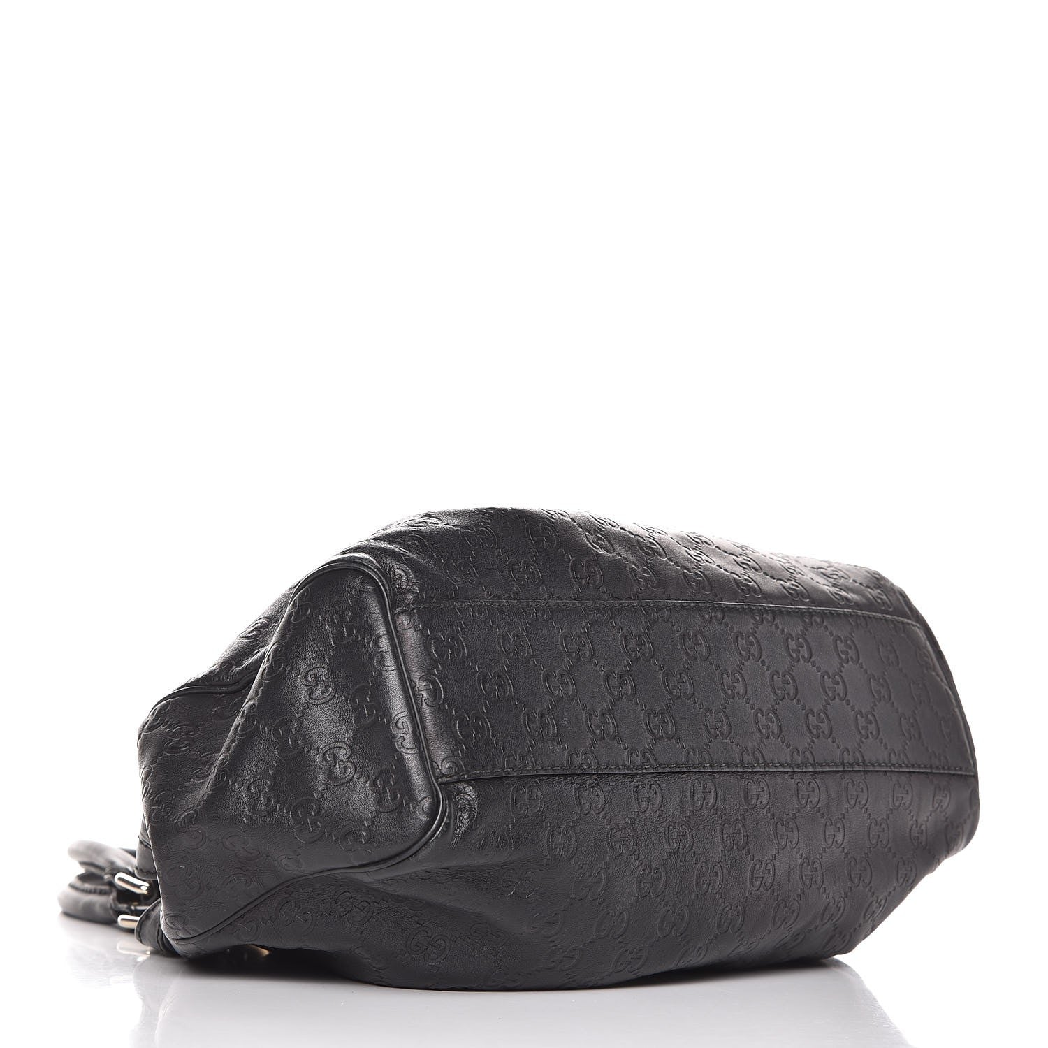 Gucci Guccissima Medium Sukey Tote Black 4 of 12