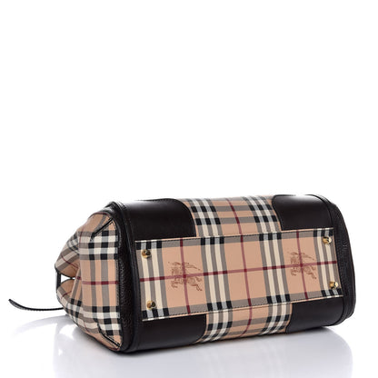 Burberry Haymarket Check Small Gladstone Chocolate 5 of 8