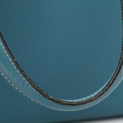 Hermes Taurillon Clemence Victoria II 35 Blue Jean 13 of 18