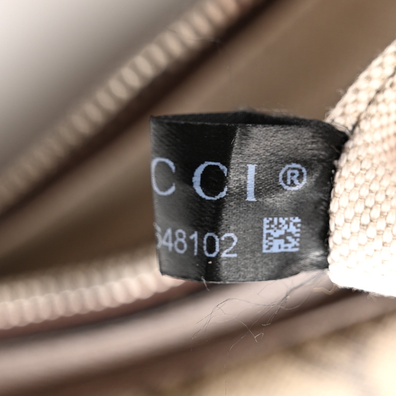 Gucci GG Supreme Monogram Textured Calfskin Web Large Attache Shoulder Bag Beige Ebony New Acero 9 of 16