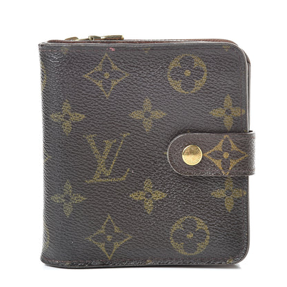 Louis Vuitton Monogram Compact Zippe Zipped Wallet 1 of 15