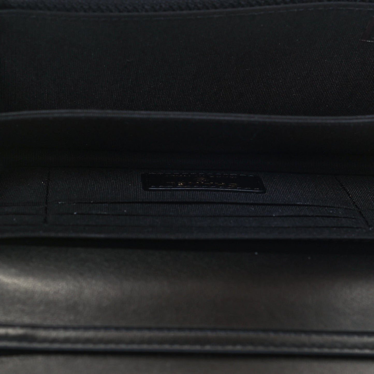 Calfskin Quilted Mini Maxi Pearls Wallet On Chain WOC Black