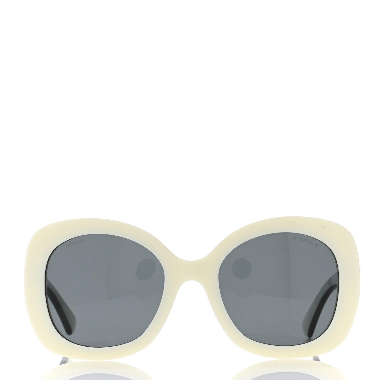 Chanel Acetate Sunglasses 71414A White 2 of 10