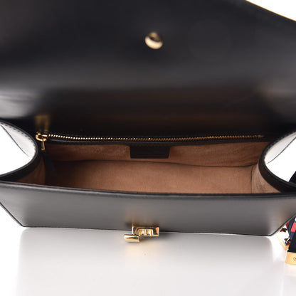 Gucci Calfskin Small Sylvie Shoulder Bag Black 5 of 7