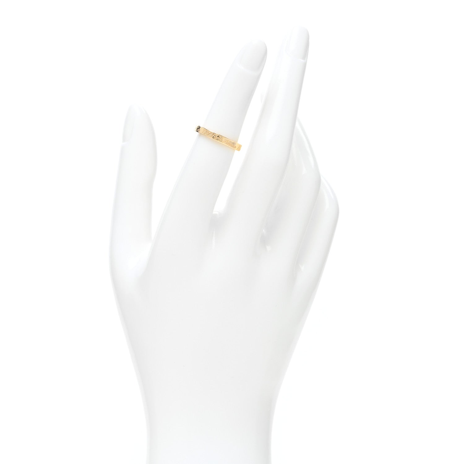 Tiffany 18K Yellow Gold Notes Ring 49 4.75 2 of 4