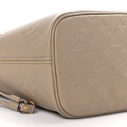 Louis Vuitton Empreinte Monogram Giant Neverfull MM Tourterelle 9 of 11