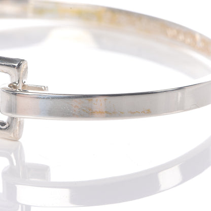 Tiffany Sterling Silver Rectangle Bangle Bracelet 6 of 7