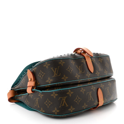 Louis Vuitton Monogram SC Flore Saumur Teal 4 of 10