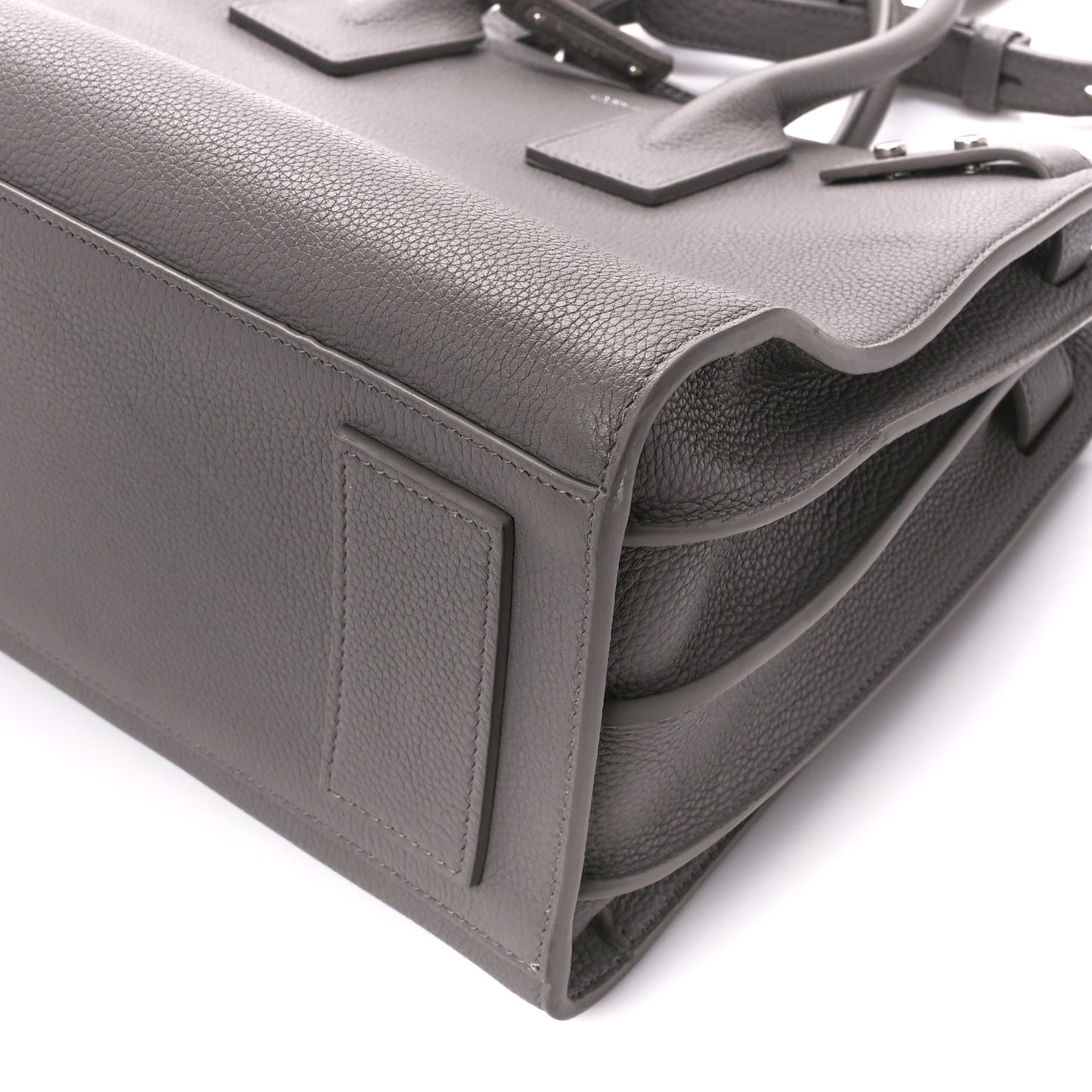 Grained Calfskin Small Supple Sac De Jour Earth