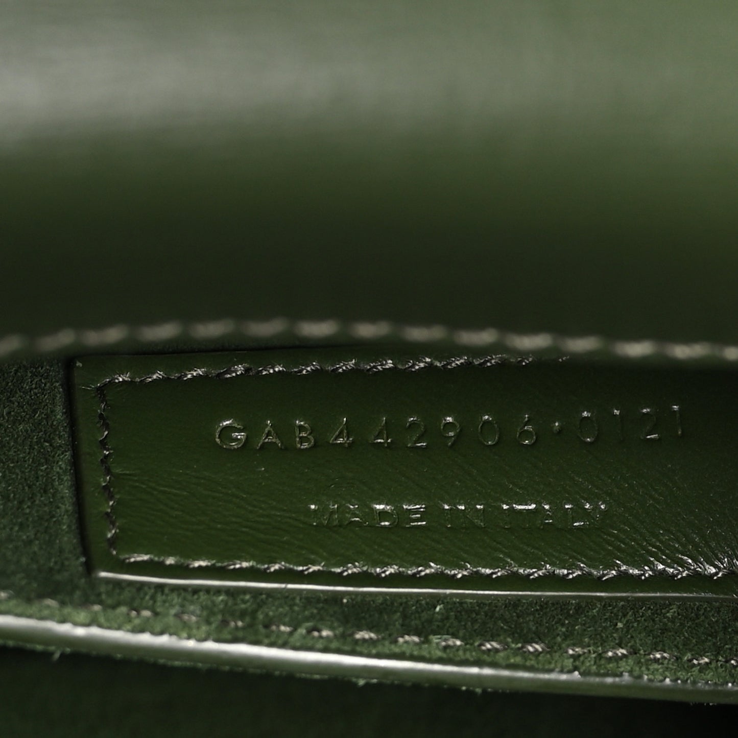Smooth Calfskin Medium Monogram Sunset Satchel Vert Kaki