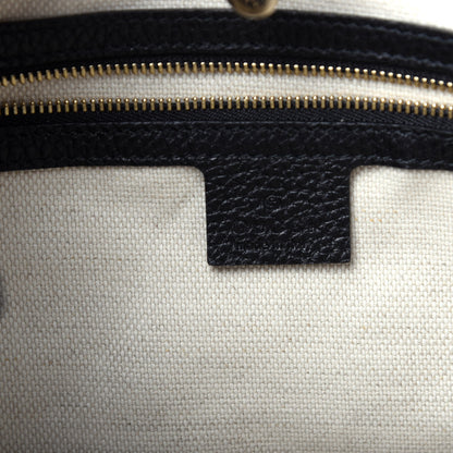 Gucci Pebbled Calfskin Medium Soho Chain Shoulder Bag Black 8 of 13