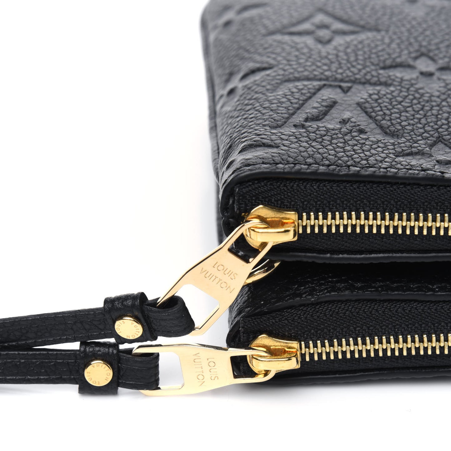 Empreinte Double Zip Pochette Black