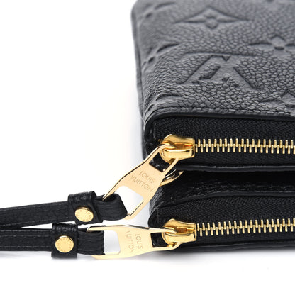 Louis Vuitton Empreinte Double Zip Pochette Black 4 of 4