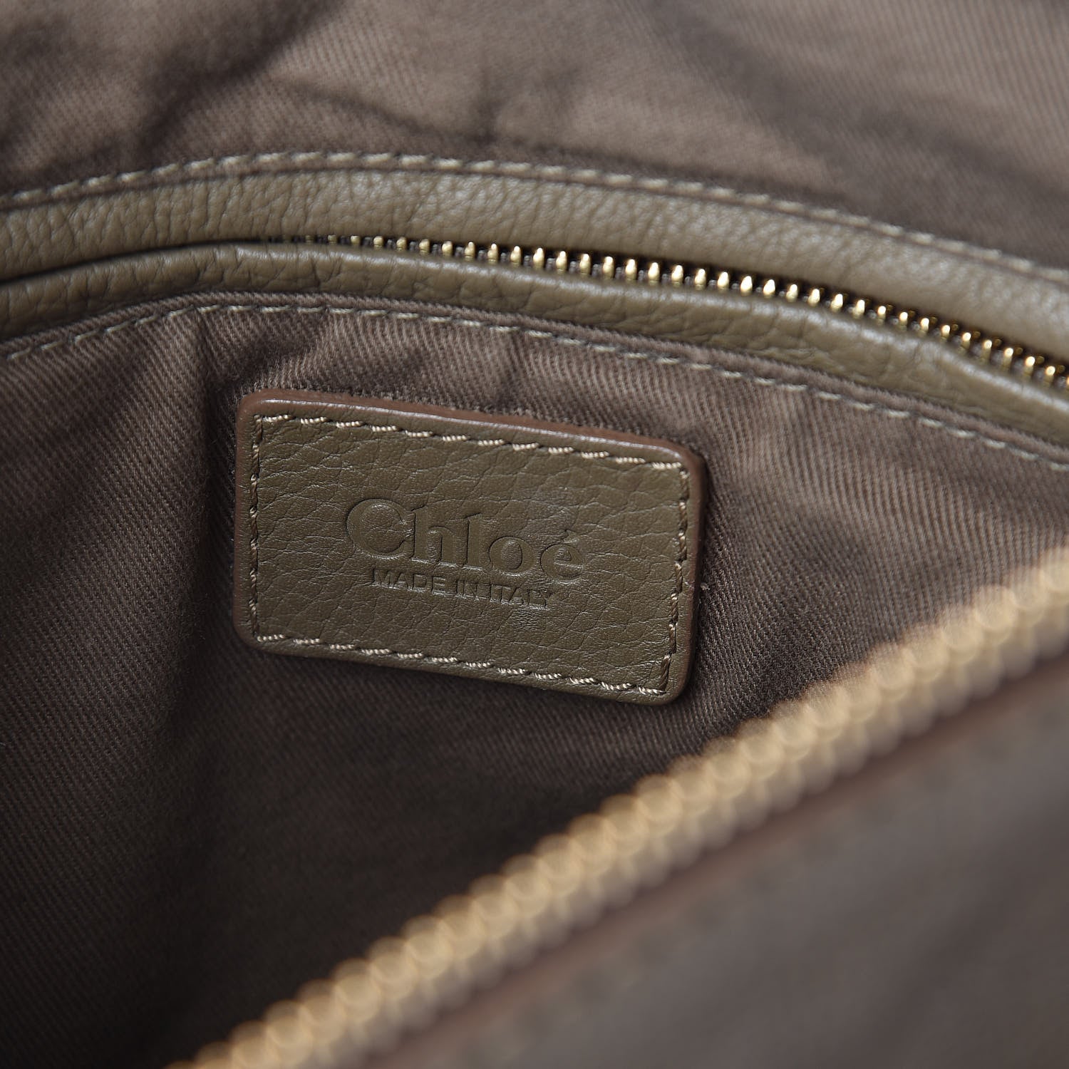 Chloe Calfskin Medium Marcie Satchel Anchor Grey 6 of 9