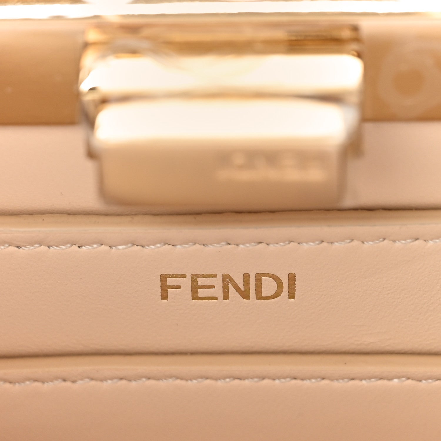 Fendi Vitello Seta Nappa Bi-Color Rainbow Girl Inlay Small Peekaboo I SEE U Satchel Azzurro Baby Multicolor 6 of 8