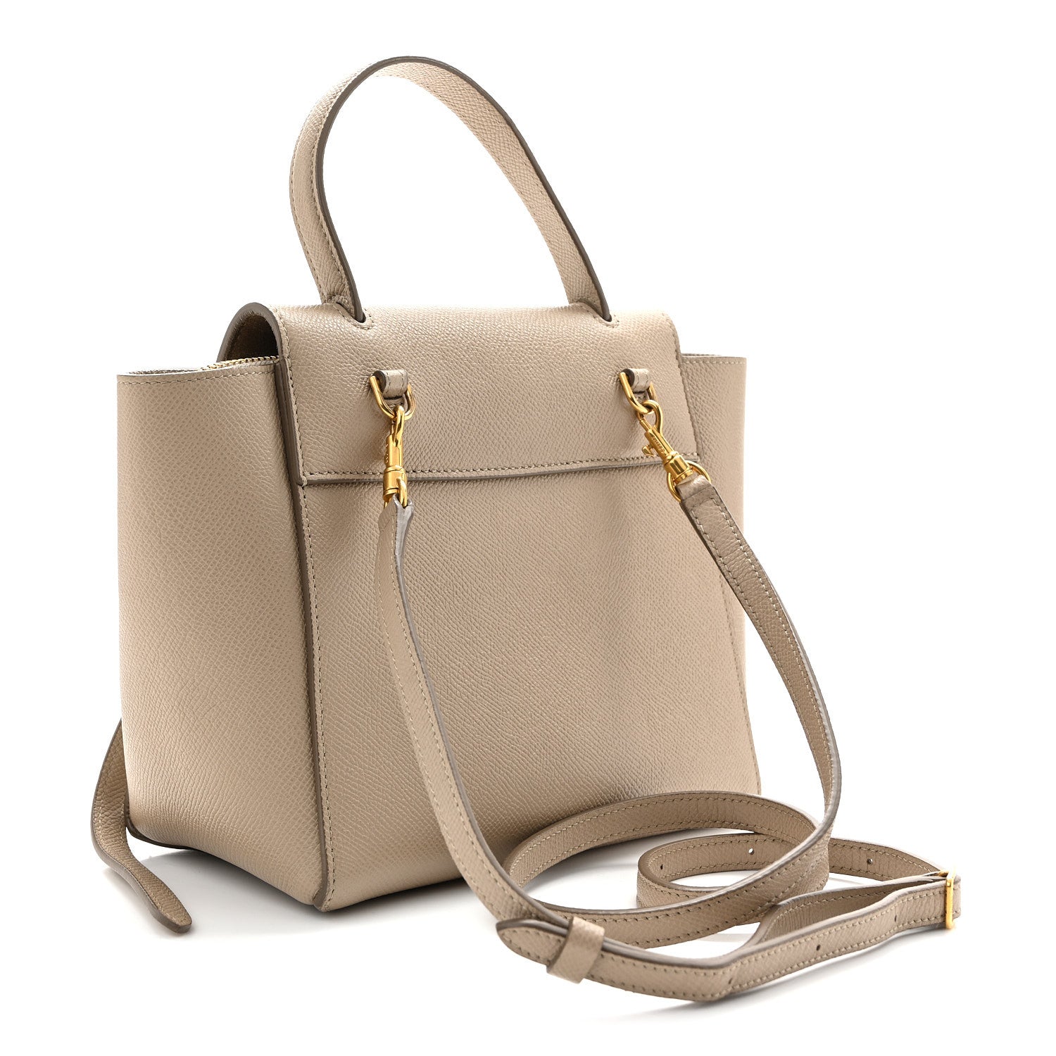 Celine Grained Calfskin Nano Belt Bag Light Taupe 3 of 10