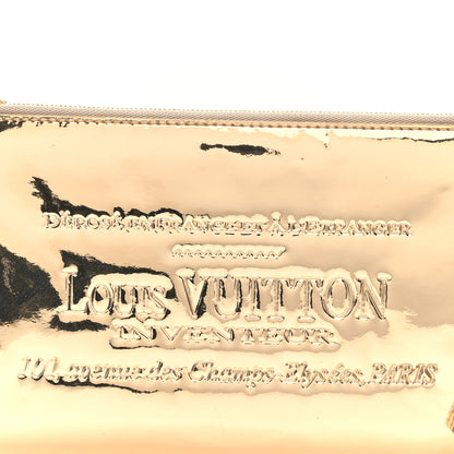 Louis Vuitton Monogram Miroir Inventeur Pochette Plat Dore Gold 7 of 7