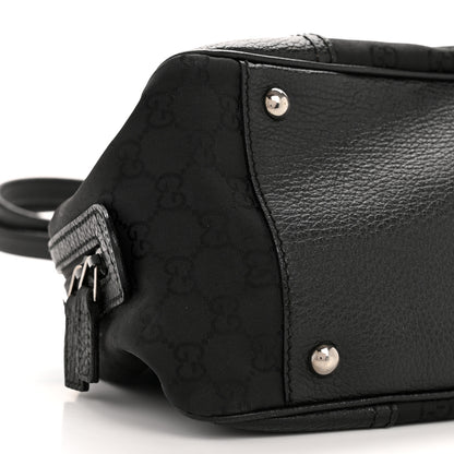 Gucci Canvas Monogram Web Princy Boston Black 9 of 12