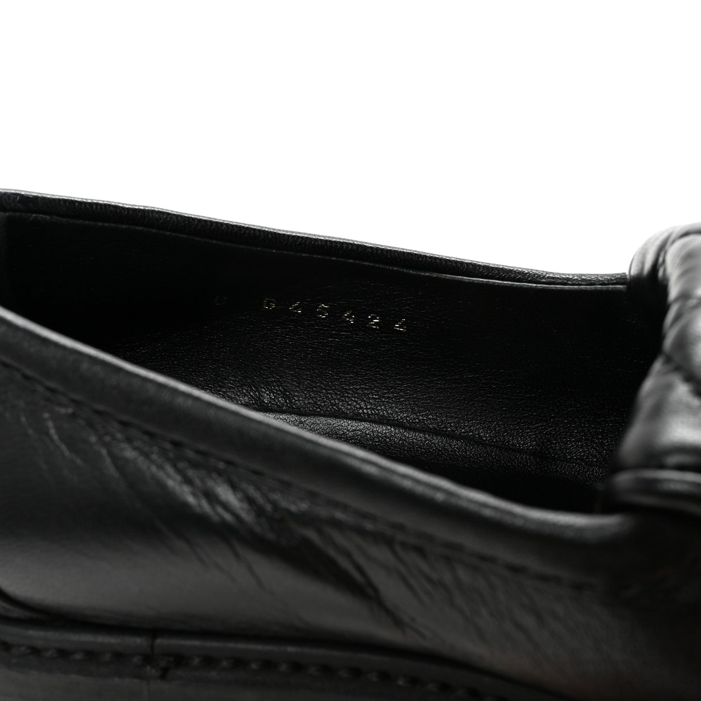 Lambskin Quilted CC Turnlock Loafers 38 Black
