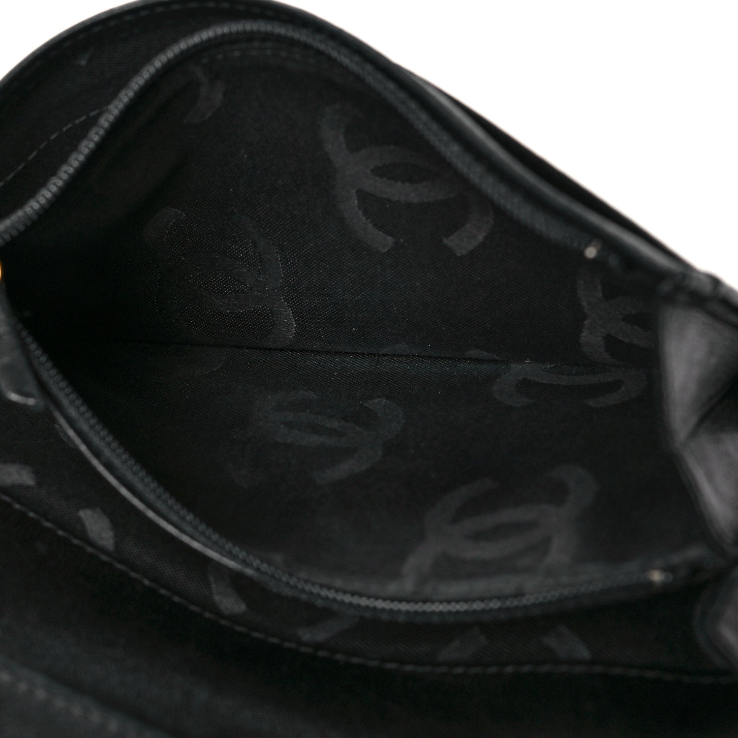 Chanel Caviar Timeless CC Yen Wallet Black 7 of 11