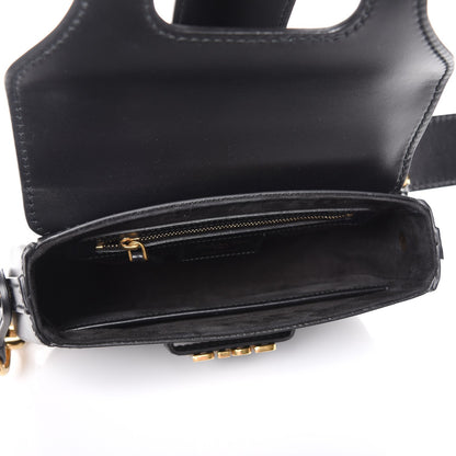 Christian Dior Calfskin D Fence Saddle Bag Black 5 of 7