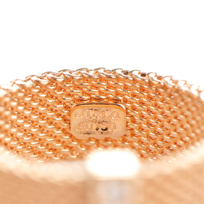 Tiffany 18K Rose Gold 4 Diamond Somerset Ring 5.5 4 of 5