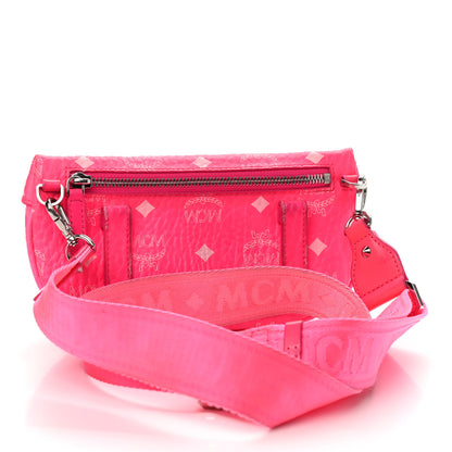 MCM Visetos Mini Crossbody Neon Pink 3 of 12