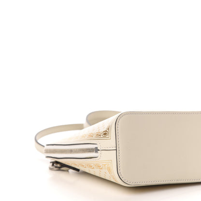 Gucci X SEGA Calfskin GUCCY Stars Mini Dome Shoulder Bag Mystic White Gold 9 of 11