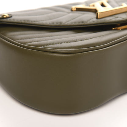 Louis Vuitton Calfskin New Wave Chain MM Kaki 8 of 10