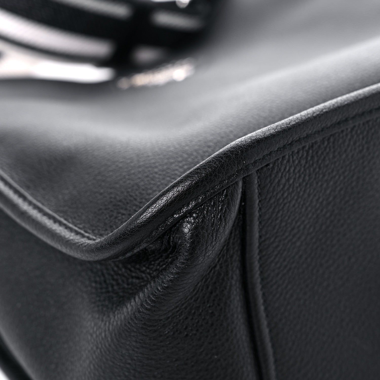 Prada Vitello Daino Soft Hobo Messenger Bag Black 7 of 10